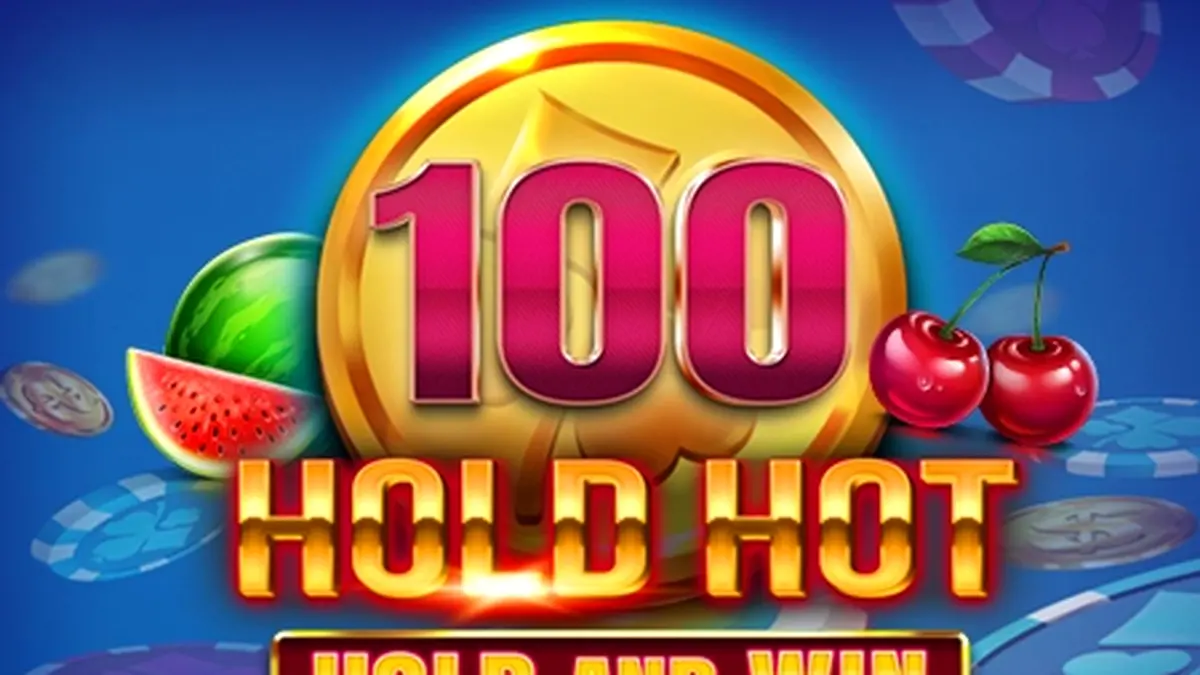 Interface do slot 100 Hold Hot Hold and Win com elementos clássicos